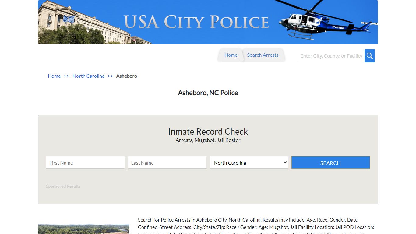 Asheboro, NC Police | Jail Records